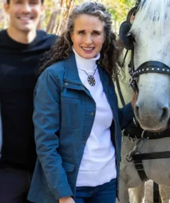 Dashing in December Deb Burwall Blue Jacket