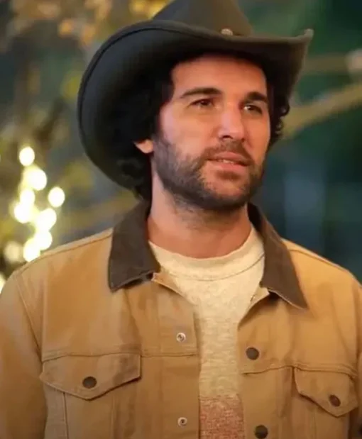 Dashing in December Heath Ramos Brown Jacket