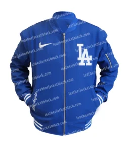 Dave Roberts LA Dodgers Blue Bomber Jacket