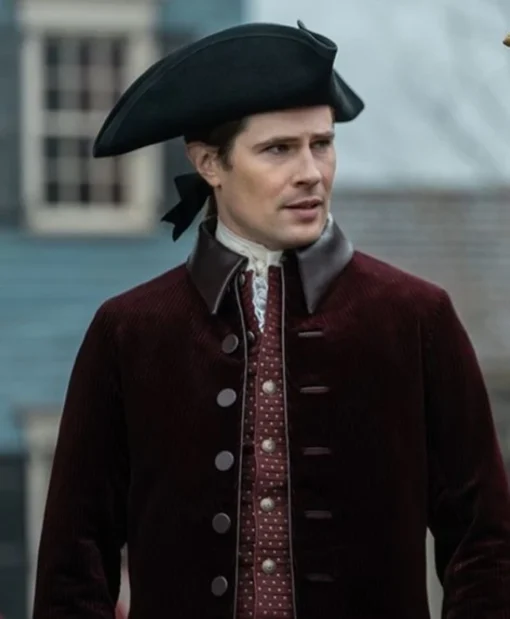 David Berry Outlander Maroon Coat