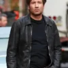 David Duchovny Californication Black Leather Jacket