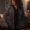 Dead to Me Diana Maria Riva Grey Cotton Jacket