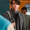 Deaken Bluman TV Series 13 Reasons Why S04 Winston Williams Grey Wool Coat
