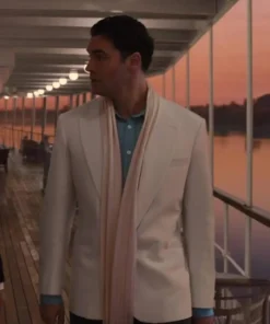 Death on the Nile 2022 Tom Bateman Blazer