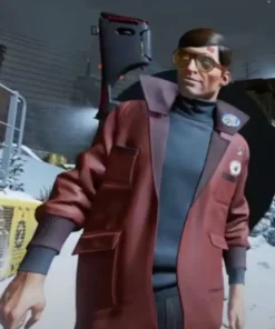 Deathloop Egor Serling Red Long Coat