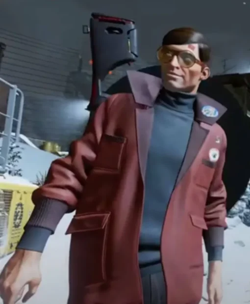 Deathloop Egor Serling Red Long Coat