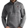 Delmar Atlanta Falcons Charcoal Pullover Jacket