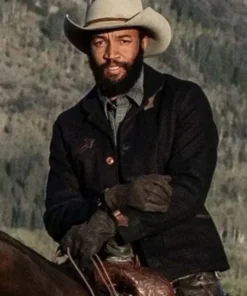 Denim Richards Yellowstone Colby Black Wool Jacket