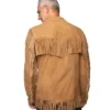 Dennis Hopper Easy Rider Suede Leather Brown Color Jacket