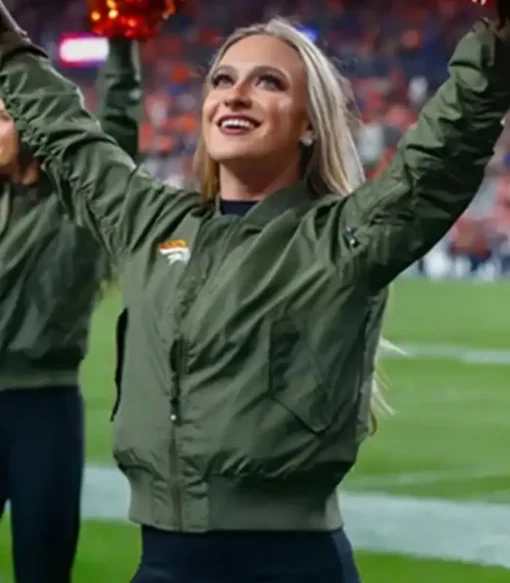 Denver Broncos Cheerleaders Vintage Bomber Jacket