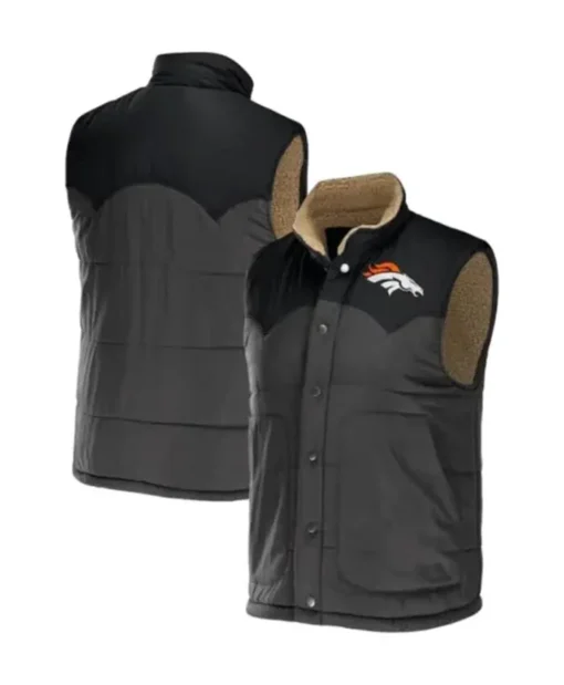 Denver Broncos NFL Black Vest