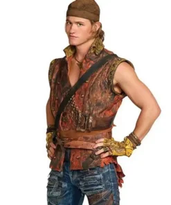 Descendants 2 Dylan Playfair Cosplay Real Leather Vest