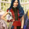 Descendants 3 Evie Red and Black Costume Leather Jacket