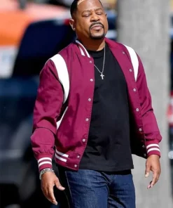 Detective Marcus Burnett Bad Boys For Life Martin Lawrence Leather Brown Bomber Jacket