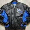 Detroit Lions Black Leather Jacket