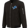 Detroit Lions Bomber Brown Jacket