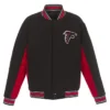 Dewey Team Atlanta Falcons Black Varsity Jacket