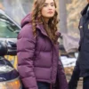 Dexter New Blood Audrey Bishop Maroon Hooded Jacket