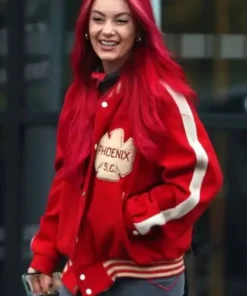 Dianne Buswell Phoenix S.C Red Bomber Jacket