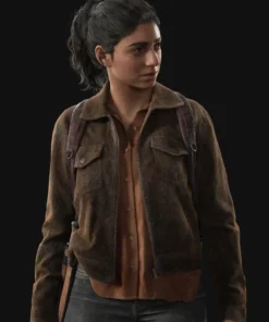 Dina The Last Of Us Part II Brown Corduroy Jacket