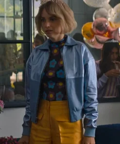 Do Revenge 2022 Eleanor Blue Bomber Jacket