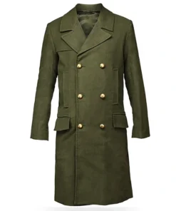 Doctor Who 11th Matt Smith Green Trench Coat For Sale