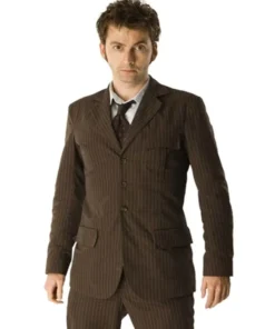 Doctor Who The Tenth Doctor Suiting Fabric Brown Suit