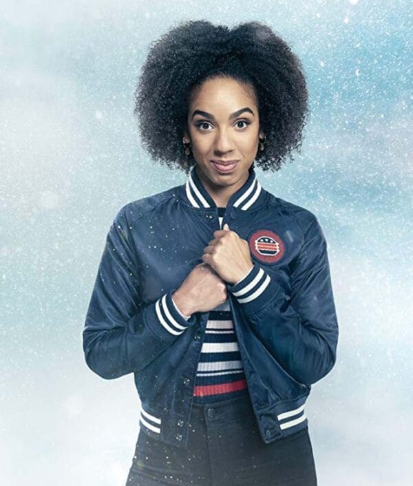 Doctor Who Bill Varsity Denim Jacket Doctor Who Bill Varsity Denim Jacket