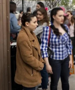 Dollface Esther Povitsky Brown Coat