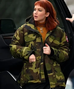 Don’t Look Up Kate Dibiasky Army Hooded Jacket