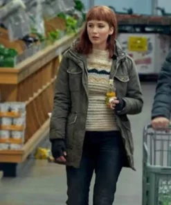 Dont Look Up Kate Dibiasky Hooded Jacket