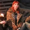 Don’t Look Up Kate Dibiasky Leopard Print Fur Jacket