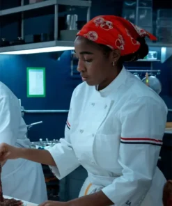 Double Breasted White Thom Browne Chef Jacket