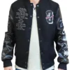 Drake For All The Dogs Black Letterman Varsity Jacket