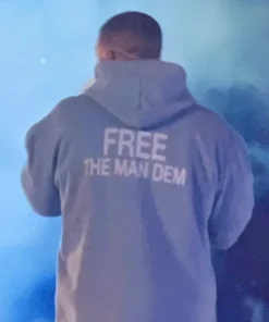 Drake Free The Mandem Pullover Hoodie