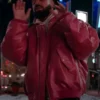 Drake Pink Bomber Jacket