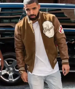 Drake Varsity Brown Jacket