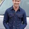 Drive Ryan Gosling Blue Denim Trucker Jacket
