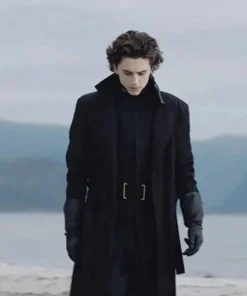 Dune Paul Atreides Wool Long Black Coat