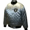 Easton Las Vegas Raiders Quilted Varsity Jacket