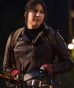 Echo Maya Lopez Black Biker Leather Jacket