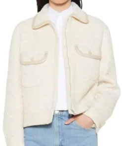 Eden Hawkins Locke and Key Off White Wool Jacket