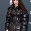 Eileen 2023 Anne Hathaway Puffer Black Jacket