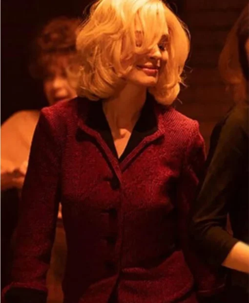 Eileen Anne Hathaway Red Blazer