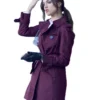 Eiza Gonzalez Baby Driver Darling Double Breasted Coat For Sale