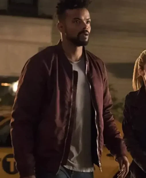 Eka Darville Jessica Jones Malcolm Ducasse Bomber Jacket