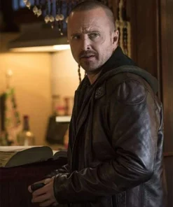 El Camino Aaron Paul Brown Hooded Jacket