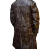 Elder Arthur Maxson Fallout 4 Brown Distress Leather Coat