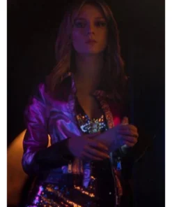 Elite Carla Rosón Caleruega Cropped Pink Satin Jacket
