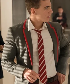 Elite Miguel Herrán Grey School Uniform Blazer